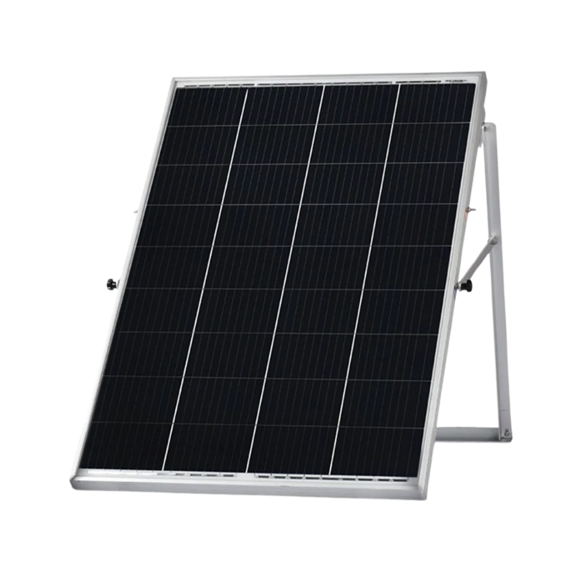 100W Monocrystalline Solar Panel Kit – Adjustable Kickstand, 50 ft Cable, MC4 Connectors