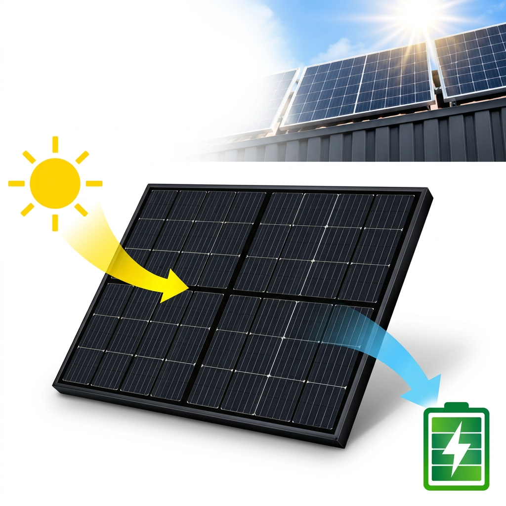 440W Bifacial N-Type TOPCon Solar Panel (2-Pack, 880W Total) – Black Aluminum Frame, MC4 Connectors