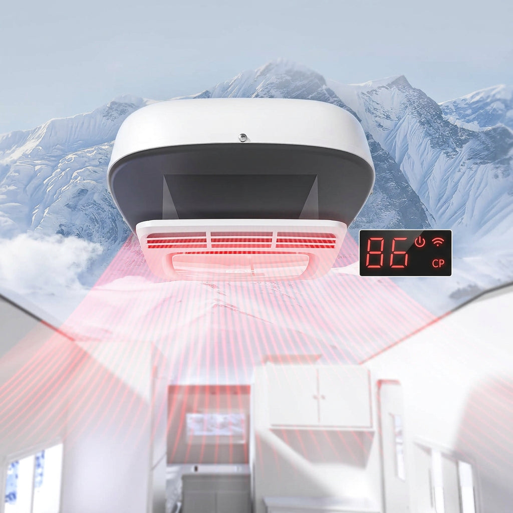 13,500 BTU RV Air Conditioner with Heat Pump | Inverter, 45 dB, App Control