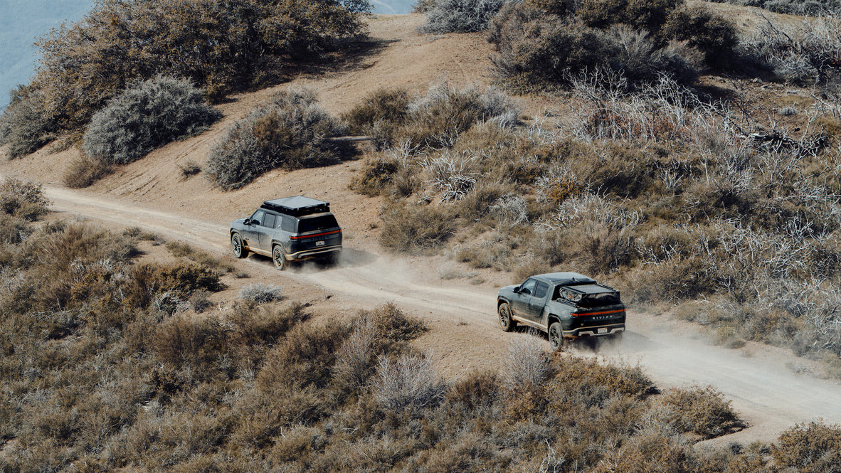 Bed Rack for Rivian R1T – Steel & Aluminum, MOLLE Side Panels, Adjustable Crossbars, Accessory Port Adapters
