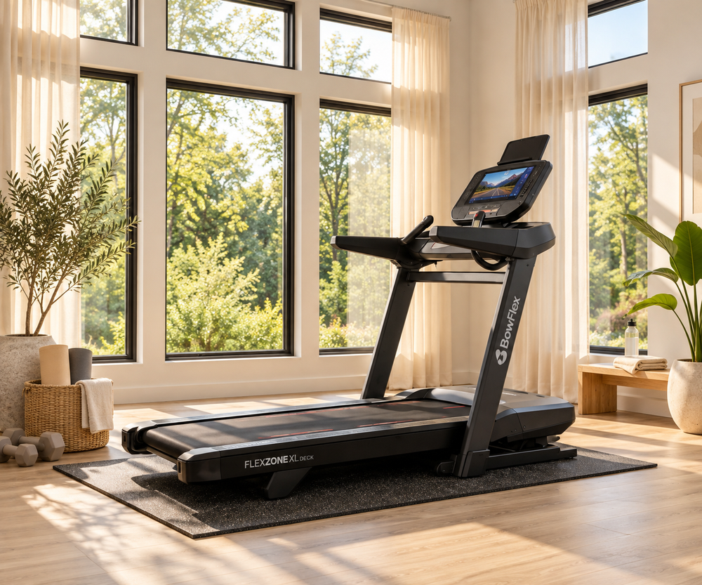 Smart Treadmill with 16″ HD Touchscreen – 12 MPH, 15% Incline, 22″ × 60″ Deck, No Subscription Required