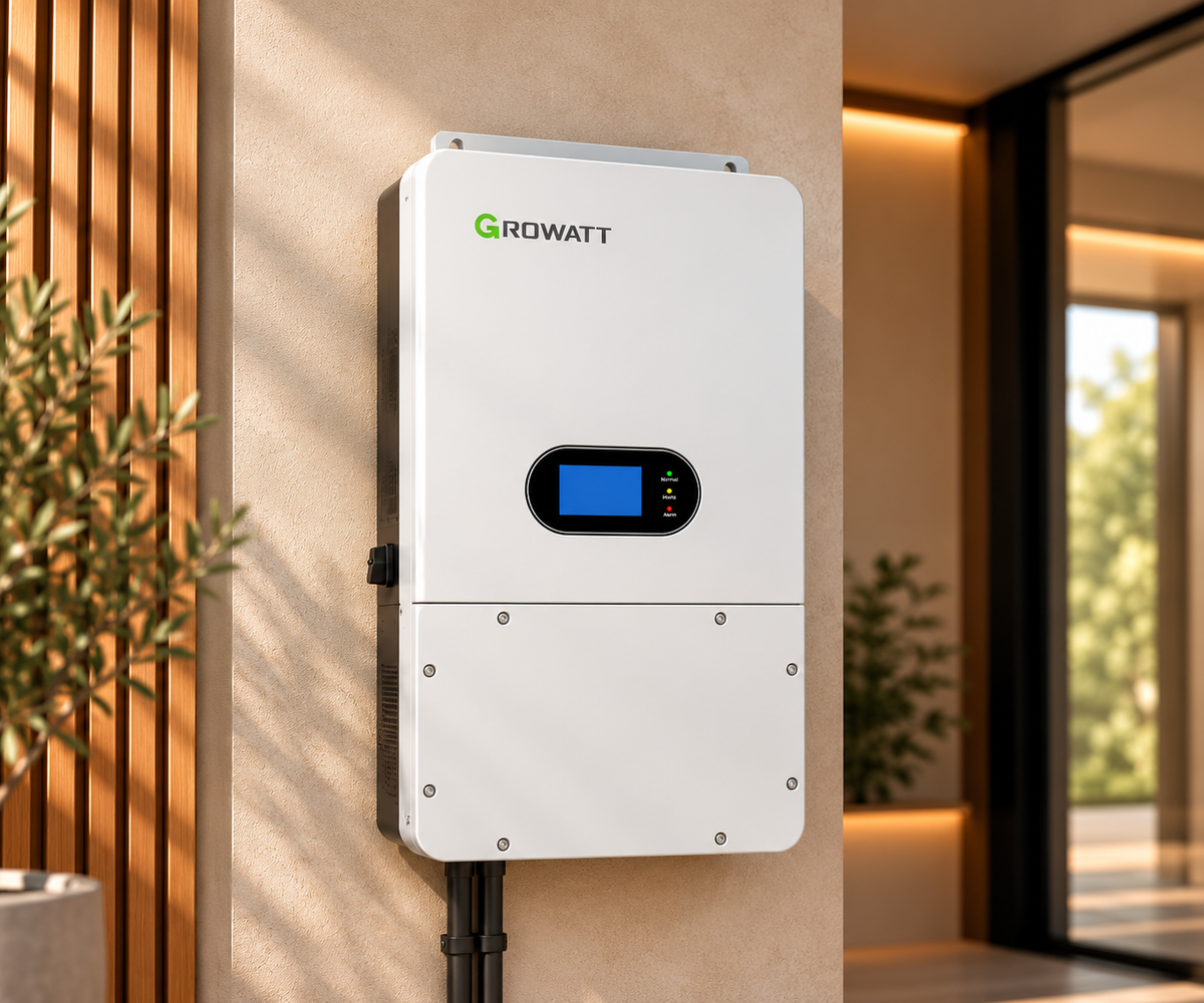 10kW Hybrid Solar Inverter – 120/240V Split Phase, 3 MPPTs, 200A Battery, Generator Support