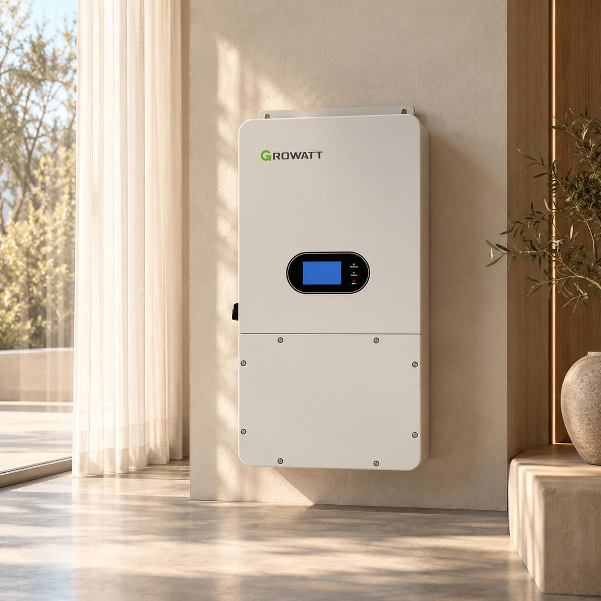 18kW Hybrid Solar Inverter – 120/240V Split Phase, 3 MPPTs, Battery Backup
