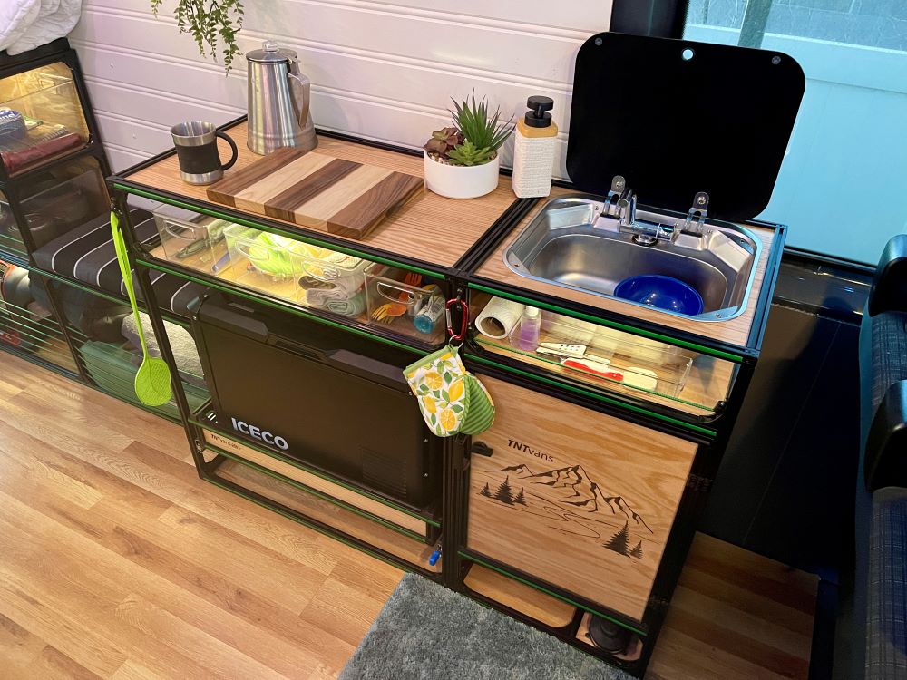 Van Sink Galley System - Camper Kitchen Conversion DIY Kit