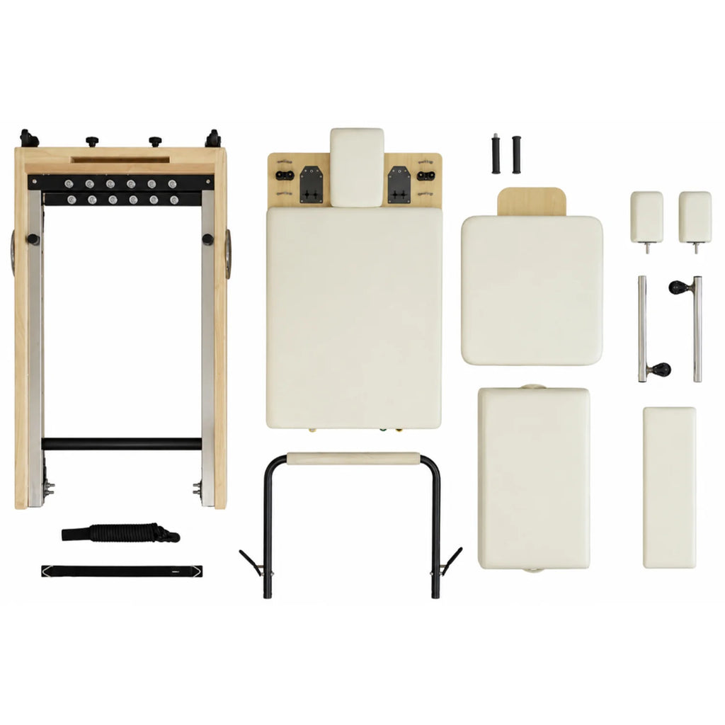 The er – Studio Quality Pilates Reformer for Home Use That Folds Away in Seconds