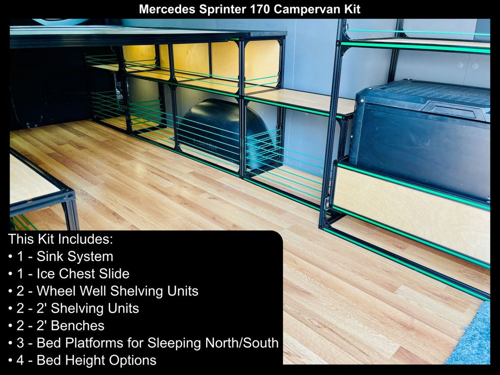 Van Furniture Kit | Mercedes Sprinter 170 | Campervan DIY
