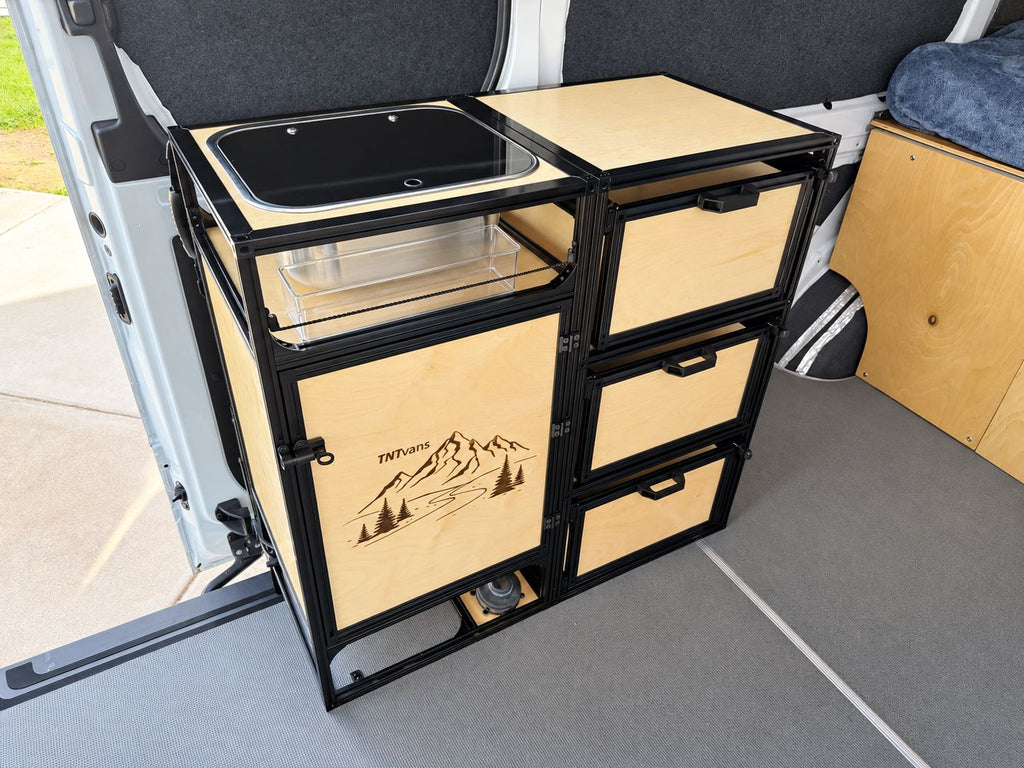 Van Sink Galley System - Camper Kitchen Conversion DIY Kit